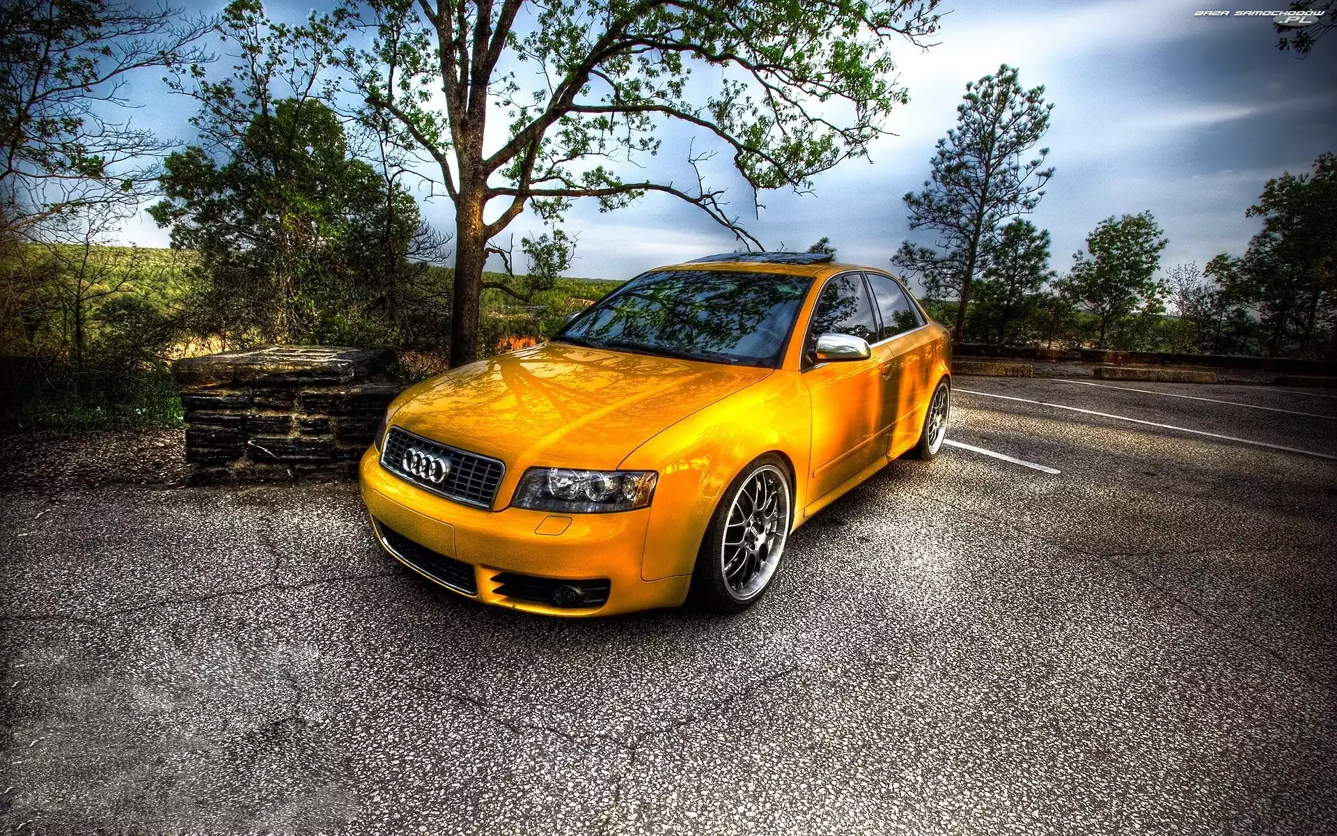 Droga, Audi A4, Tuning